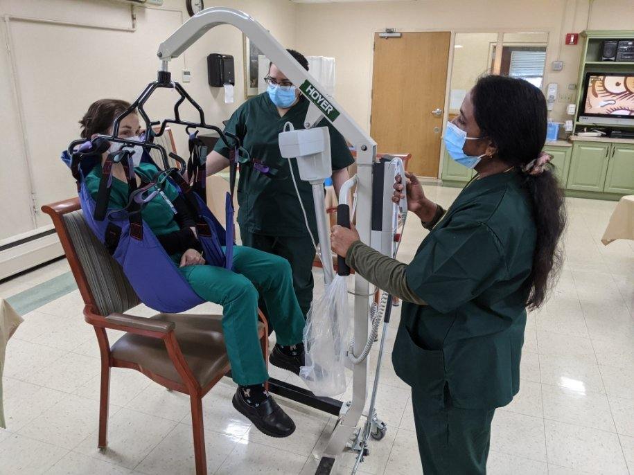 CNA students nurse aide students