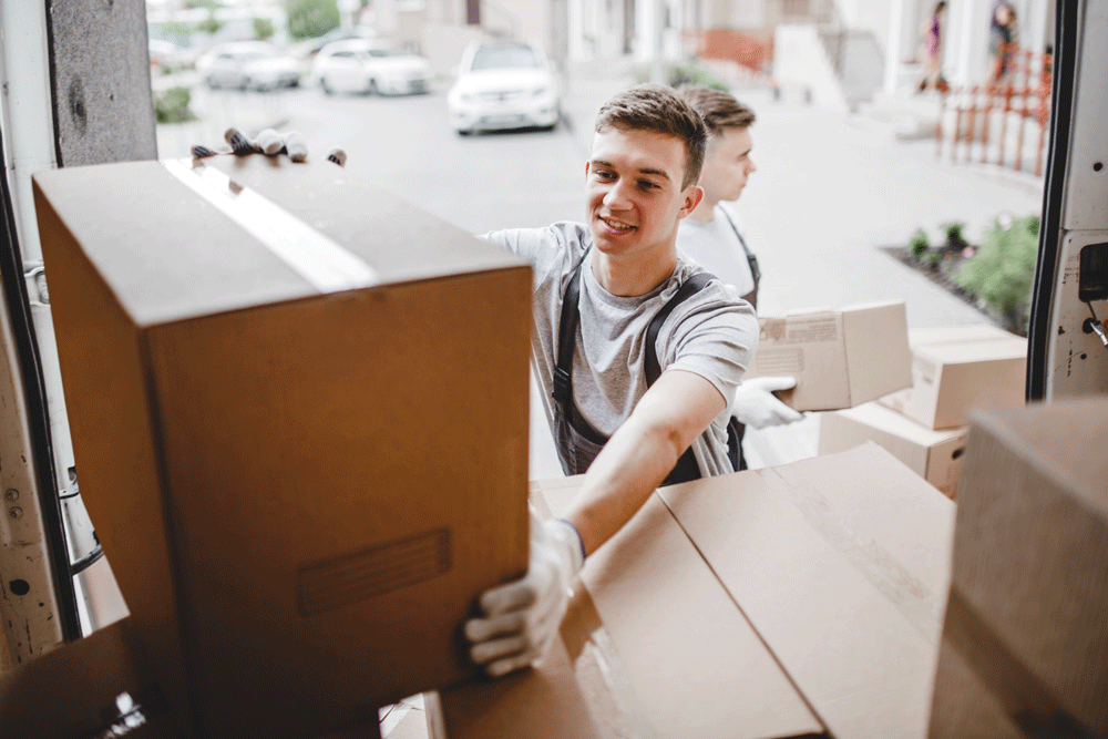 loading a truck