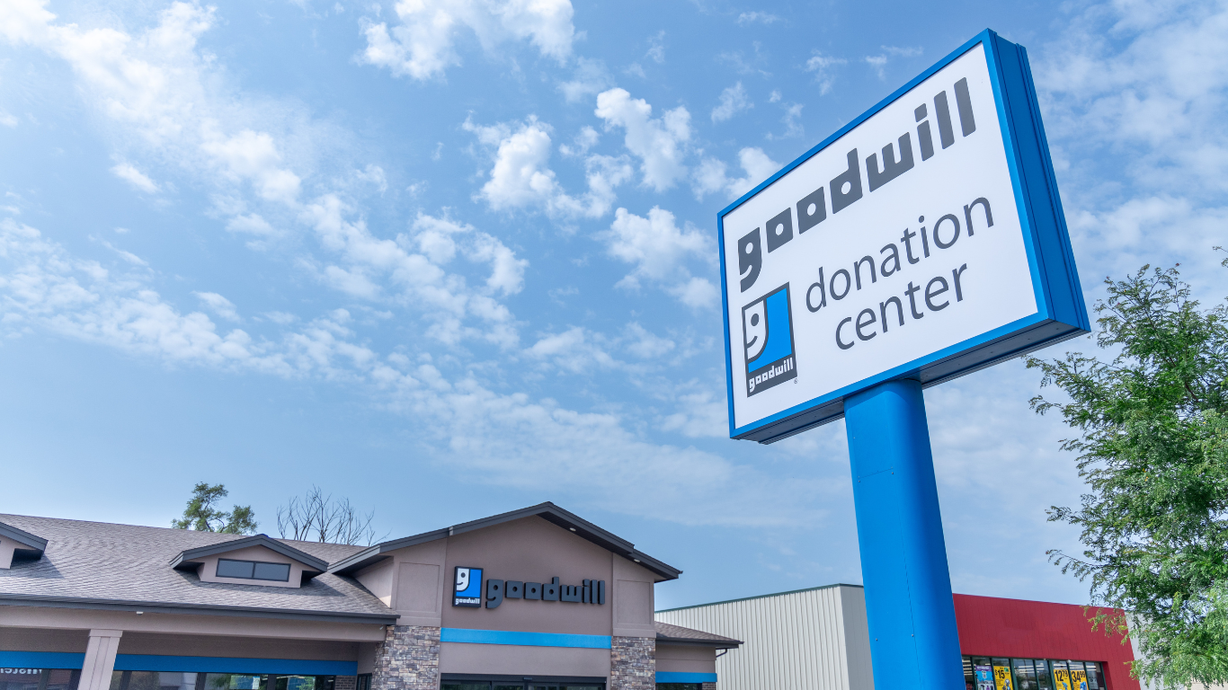Goodwill store sign