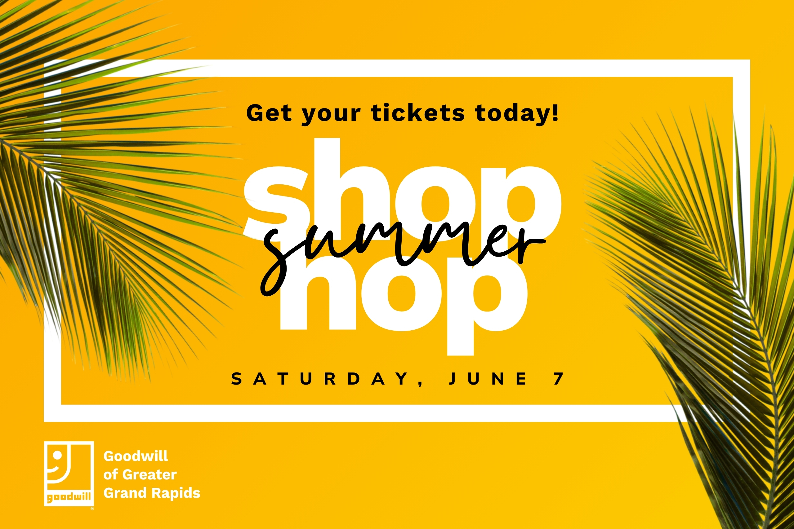 shop hop website graphic goodwill store